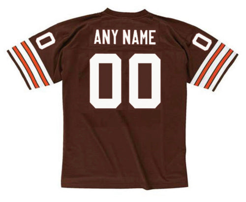 Any name & Number Classic Cleveland Browns NFL Mitchell & product image 1