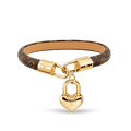 Louis Vuitton Crazy In Lock Charm 18K Gold Bracelet product image 1, provided for visual reference and product detail review