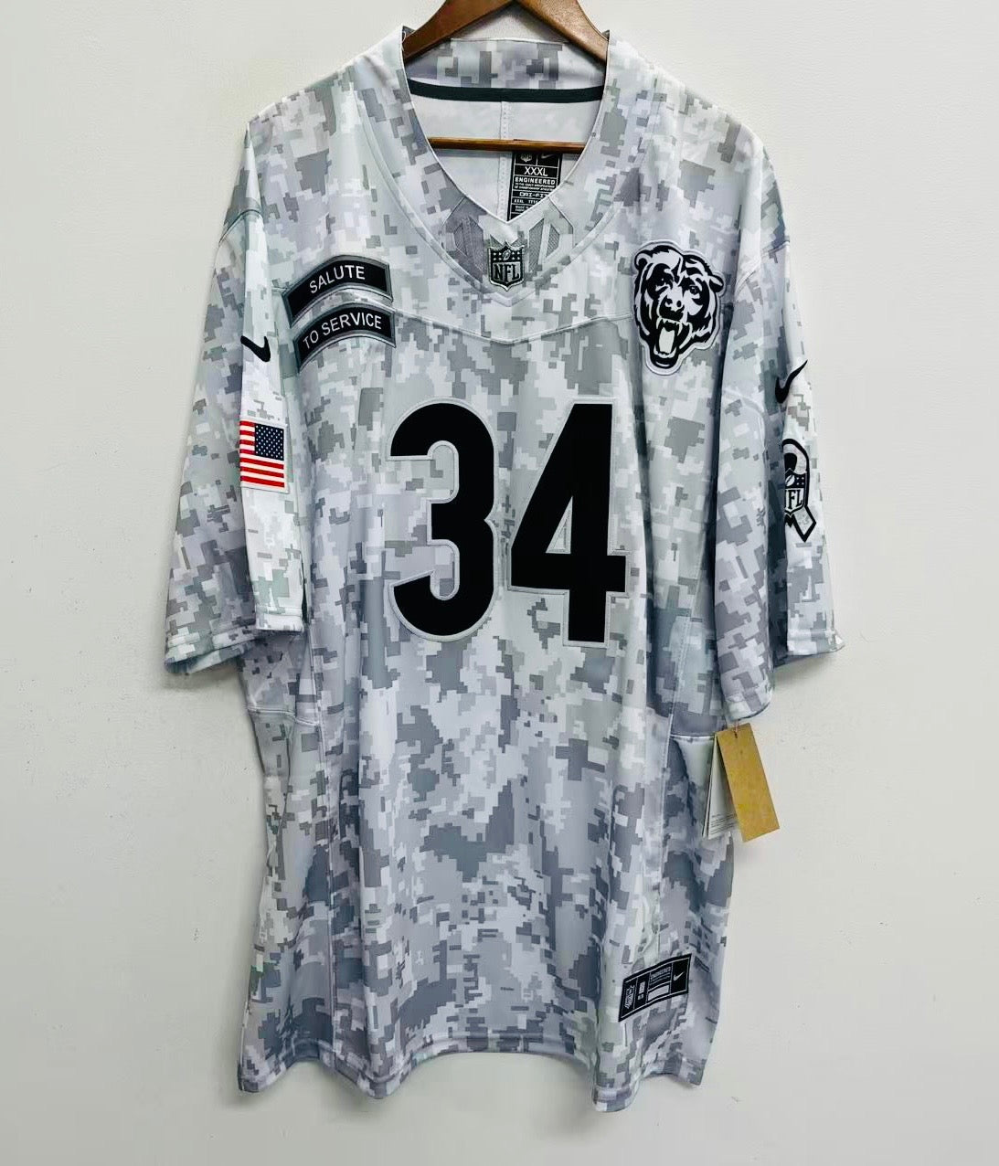 Walter Payton Chicago Bears 2024 military salute to service product image 3