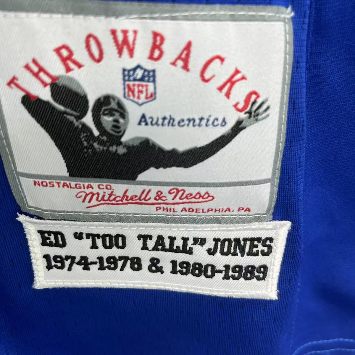 Ed Too Tall Jones Dallas Cowboys Official NFL Jersey blue product image 3