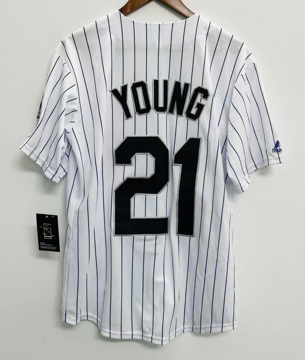 Eric Young Colorado Rockies Official MLB Majestic Jersey product image 1