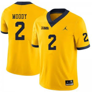 Jake Moody Michigan Wolverines Official NCAA Jersey #2 product image 1
