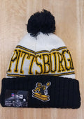 Pittsburgh Steelers NFL New Era winter Hat with Pom retro product image 1