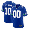 Any name & Number Seattle Seahawks Classic blue retro NFL product image 1