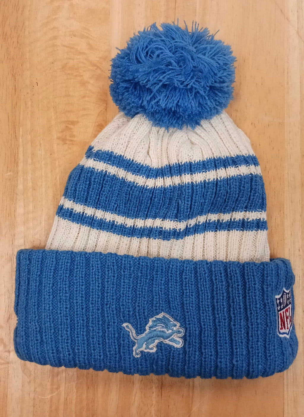 Detroit Lions NFL New Era winter knit Hat with Pom product image 2