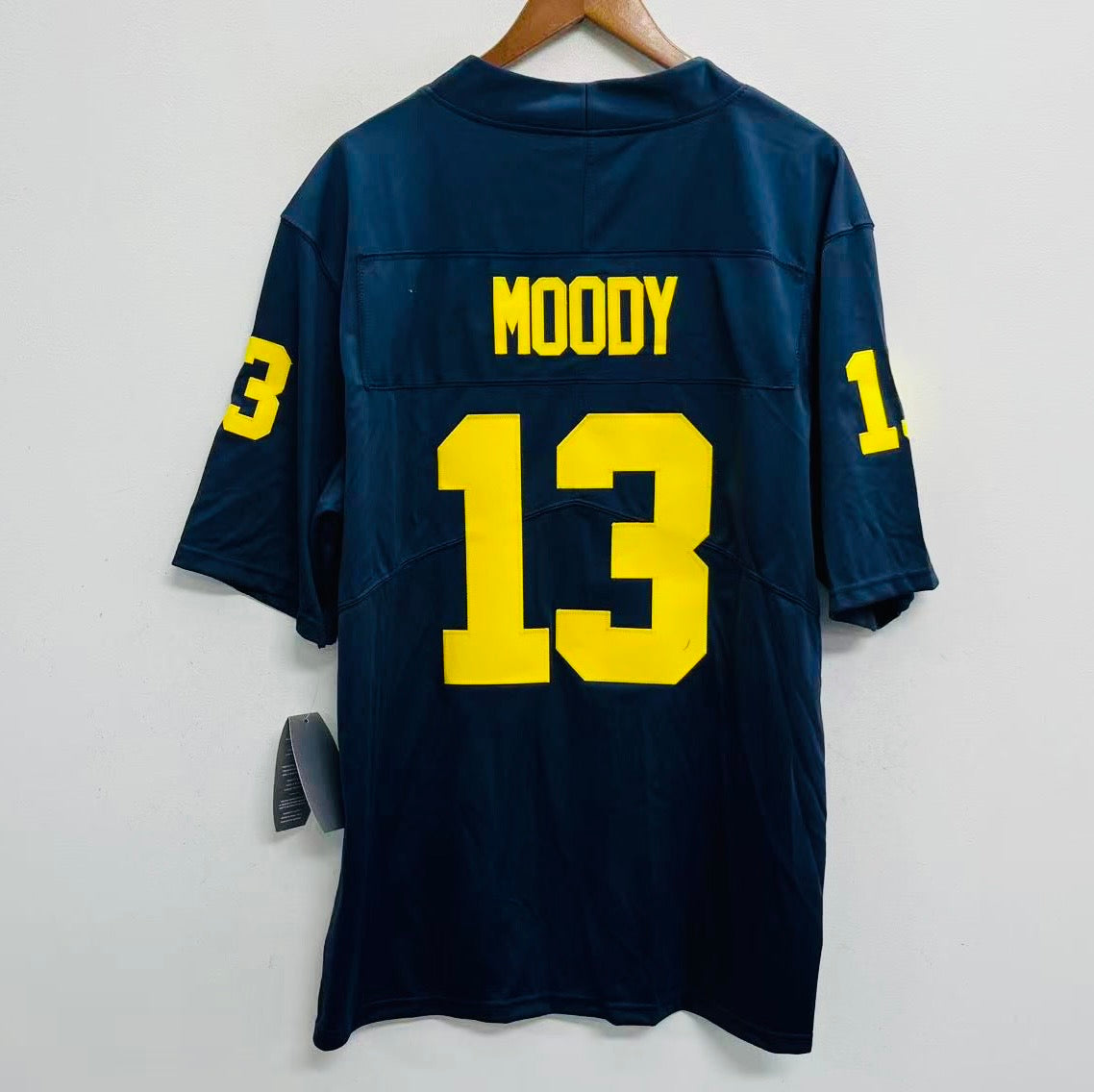 Jake Moody Michigan Wolverines Official NCAA Jersey #13 blue product image 1