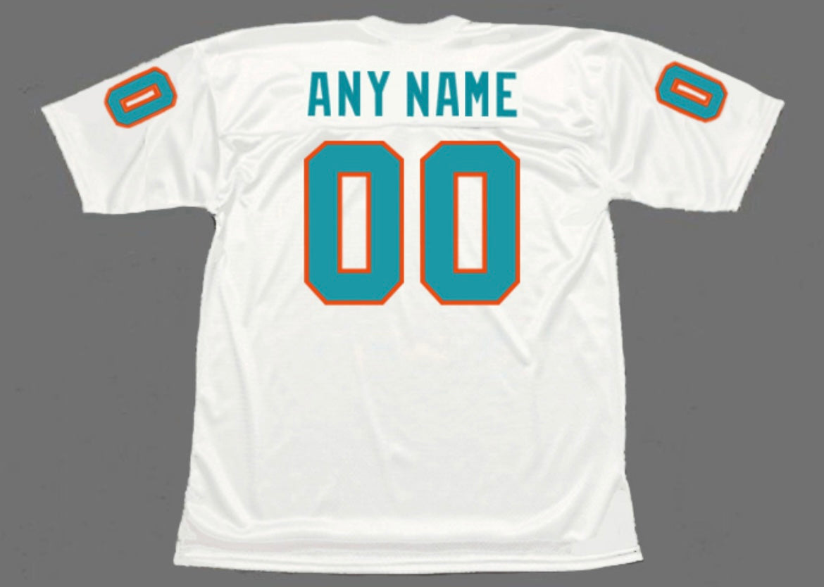 Any name & Number 1970’s Miami Dolphins NFL Mitchell & Ness product image 1