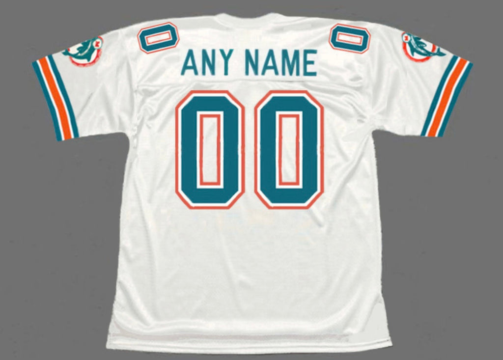 Any name & Number 1980’s Miami Dolphins NFL Mitchell & Ness product image 1