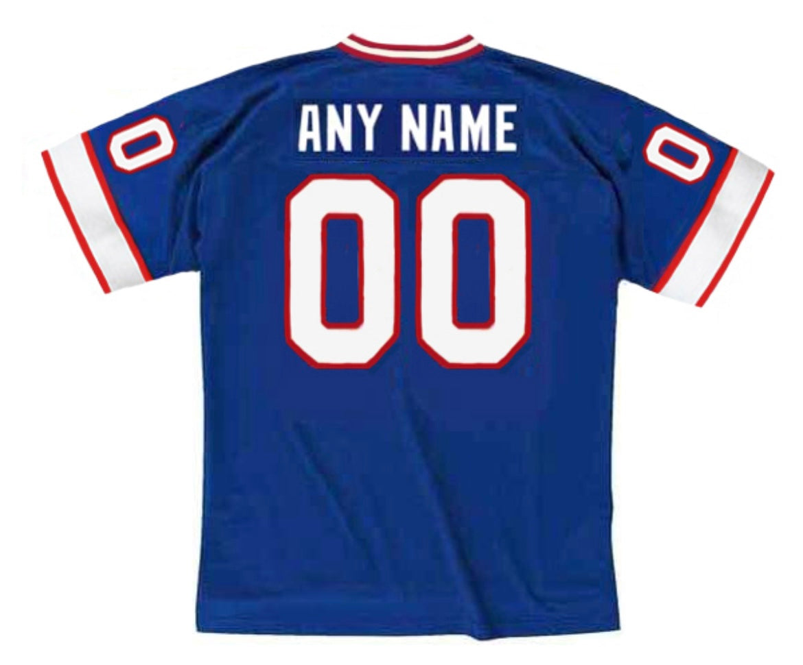 Any name & Number 1980’s 90’s Buffalo Bills customized NFL product image 1