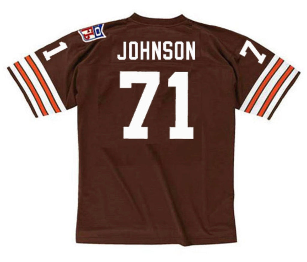 Walter Johnson 1969 Cleveland Browns Official NFL Mitchell product image 1