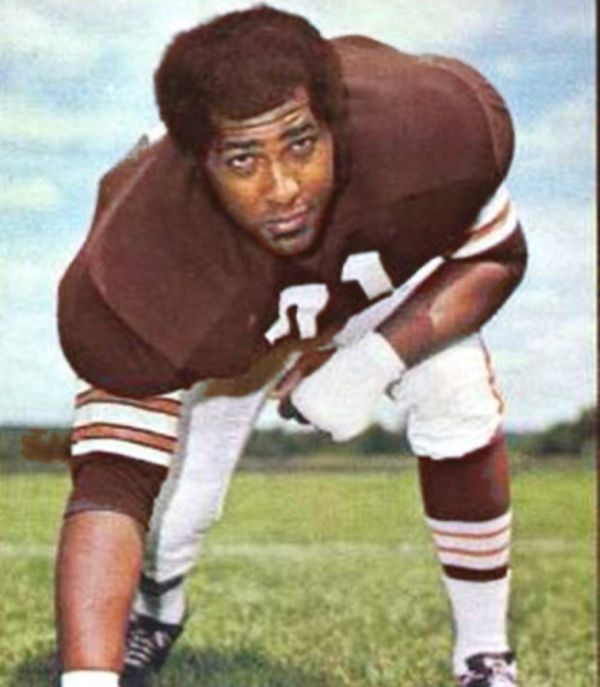 Walter Johnson 1969 Cleveland Browns Official NFL Mitchell product image 3