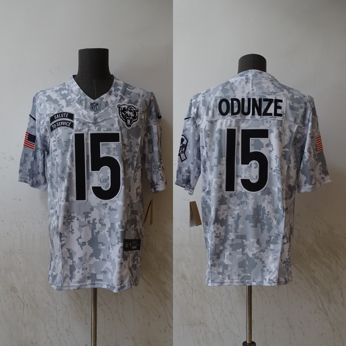 Rome Odunze Chicago Bears 2024 military salute to service product image 1