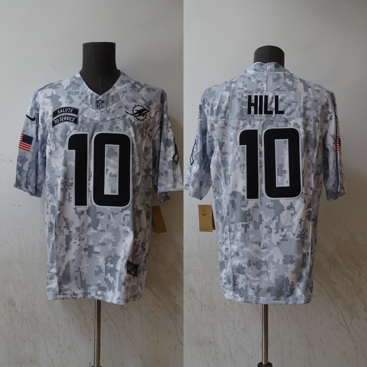 Tyreek Hill Miami Dolphins 2024 military salute to service product image 1