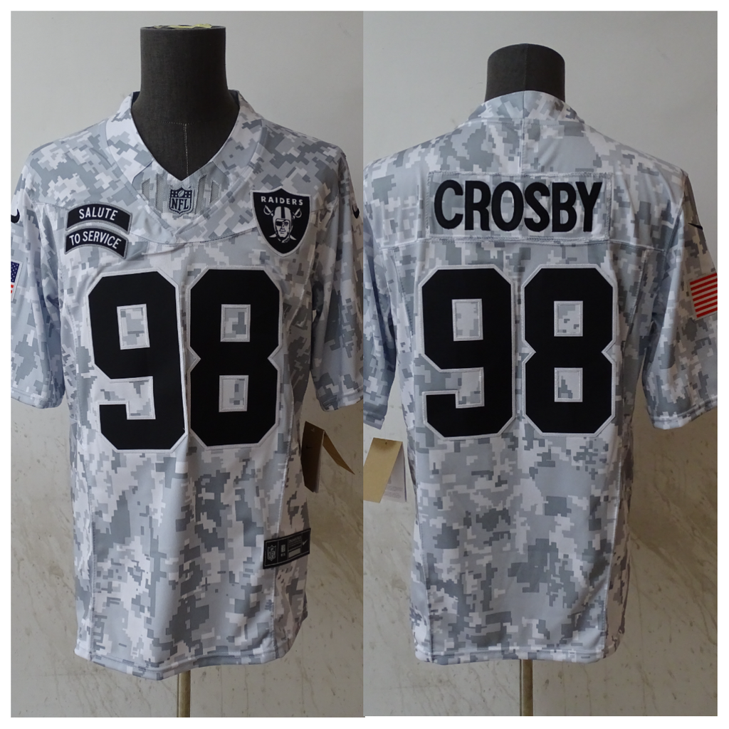 Maxx Crosby Las Vegas Raiders 2024 Nike NFL Salute to product image 1
