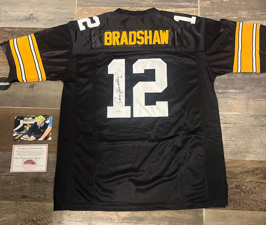 Terry Bradshaw Pittsburgh Steelers autographed jersey COA product image 1