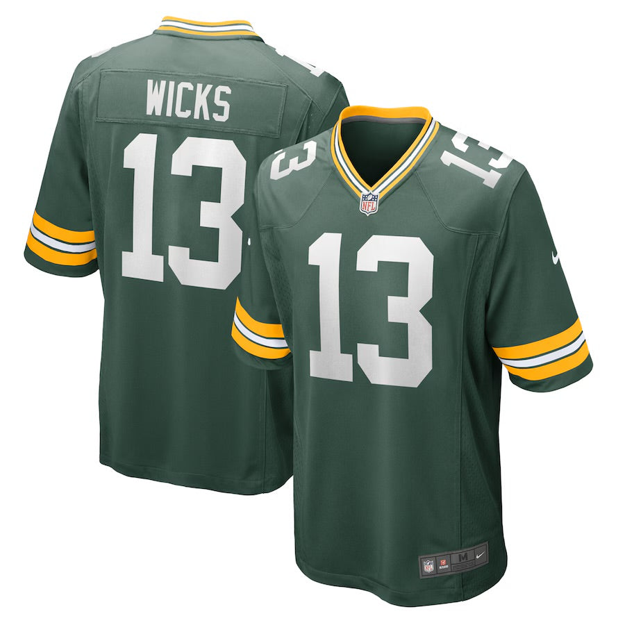 Dontayvion Wicks Green Bay Packers NFL Nike Jersey product image 1