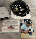 Roquan Smith Autographed Baltimore Ravens Mini Helmet with product image 1