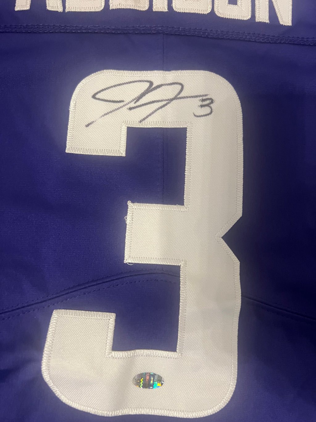 Jordan Addison Minnesota Vikings autographed jersey COA & product image 2