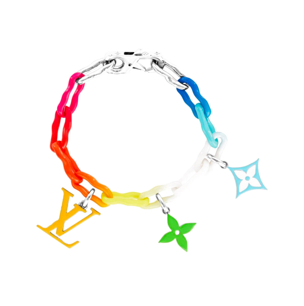 Louis Vuitton Rainbow Ceramic Chain 18K Gold Bracelet product image 1, provided for visual reference and product detail