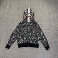 Bape Hoodie Zip-Up Cardigan Two-Hooded Hoodie product image 1, provided for visual reference and product detail review