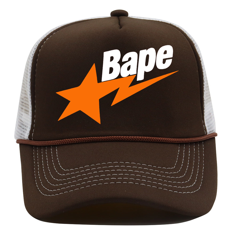 Bathing Ape Hat Baseball Cap Mesh Cap BAPE Sunscreen Cap product image 3, provided for visual reference and product detail