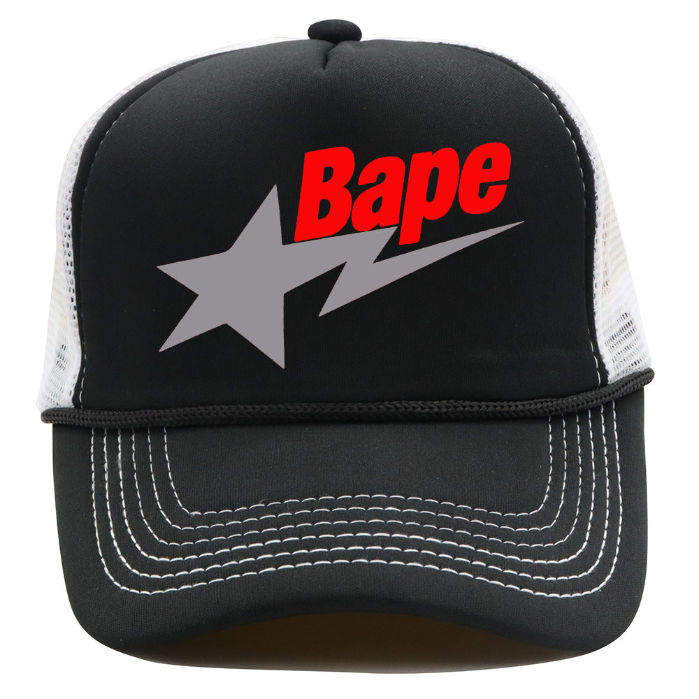 Bathing Ape Hat Baseball Cap Mesh Cap BAPE Sunscreen Cap product image 6, provided for visual reference and product detail
