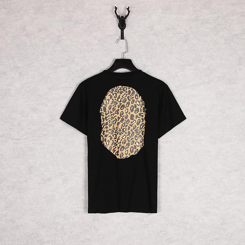 Bathing Ape T-Shirt Summer Leopard Print Short Sleeve T-shirt product image 5, provided for visual reference and product