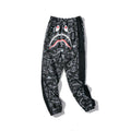Bathing Ape Pant Shark Head Print Luminous Starry Sky Trousers Men and Women Casual Pants Sweatpants product image 1,