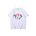 Bathing Ape T-Shirt Spring and Summer Short Sleeve Printed Fashion Camouflage T-shirt product image 1, provided for visual