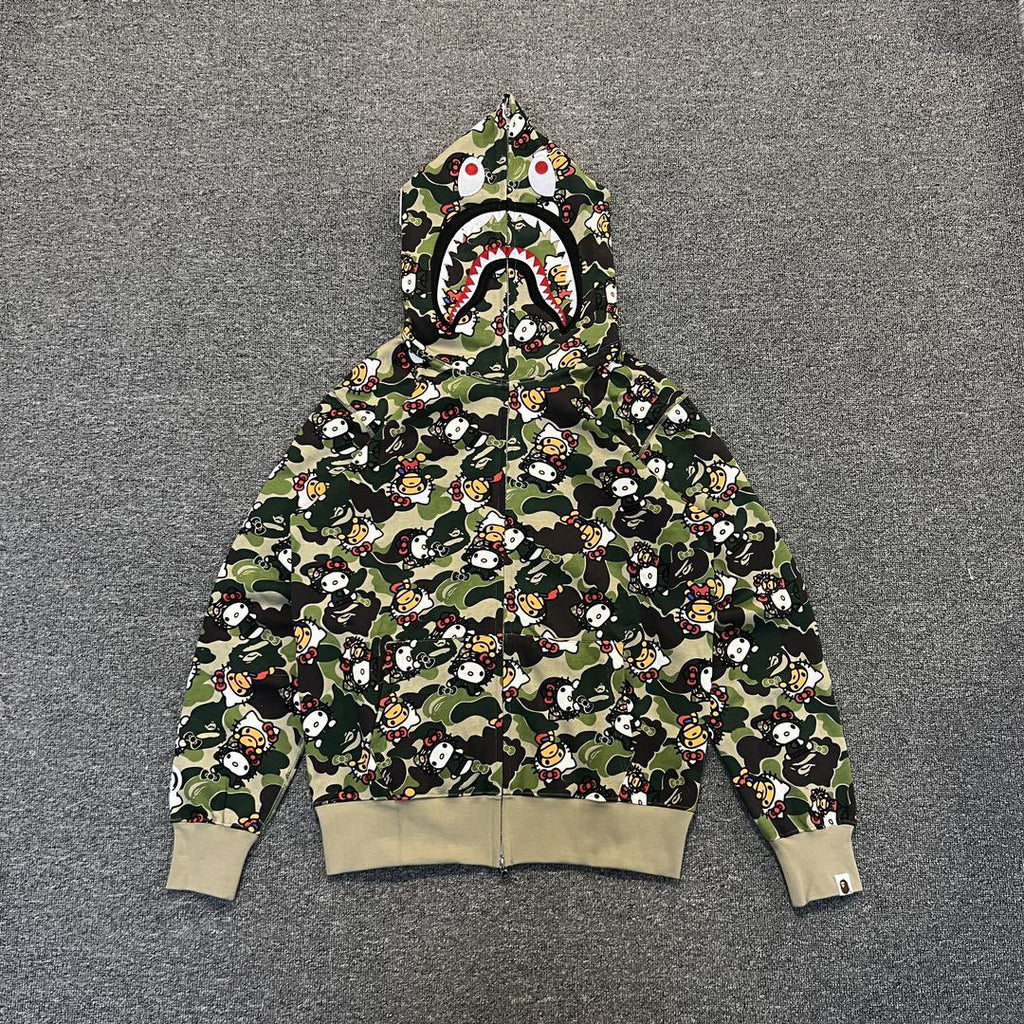 Bape Hoodie Zip-Up Cardigan Hoodie product image 2, provided for visual reference and product detail review