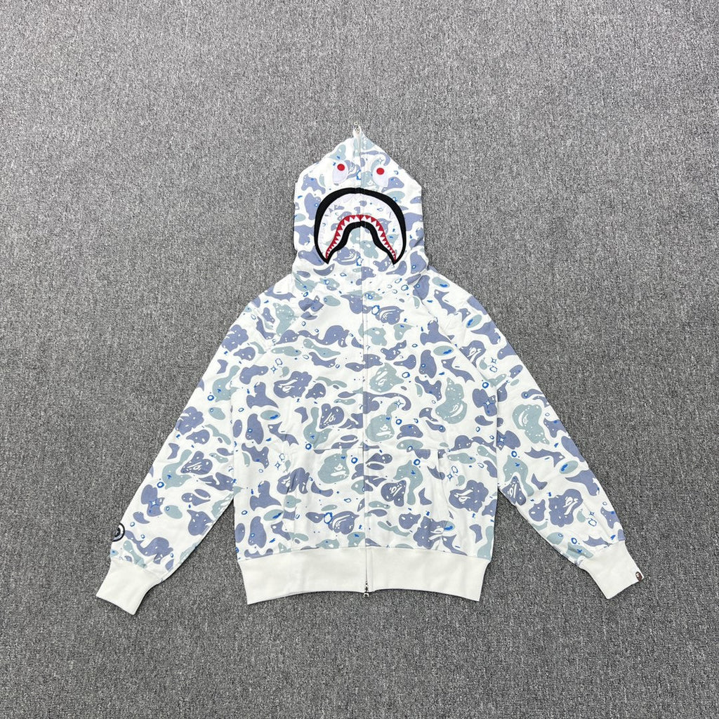 Bape Hoodie Luminous Zip-Up Cardigan Hoodie product image 1, provided for visual reference and product detail review