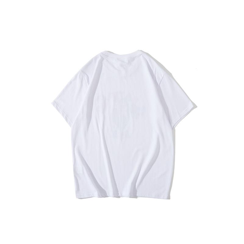 Bathing Ape T-Shirt Summer Colorful Letters Little Monkey T-shirt Half-Sleeved Casual Short Sleeve product image 2, provided