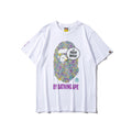 Bathing Ape T-Shirt Summer Printing Colorful Graffiti Short Sleeve T-shirt Men and Women product image 1, provided for