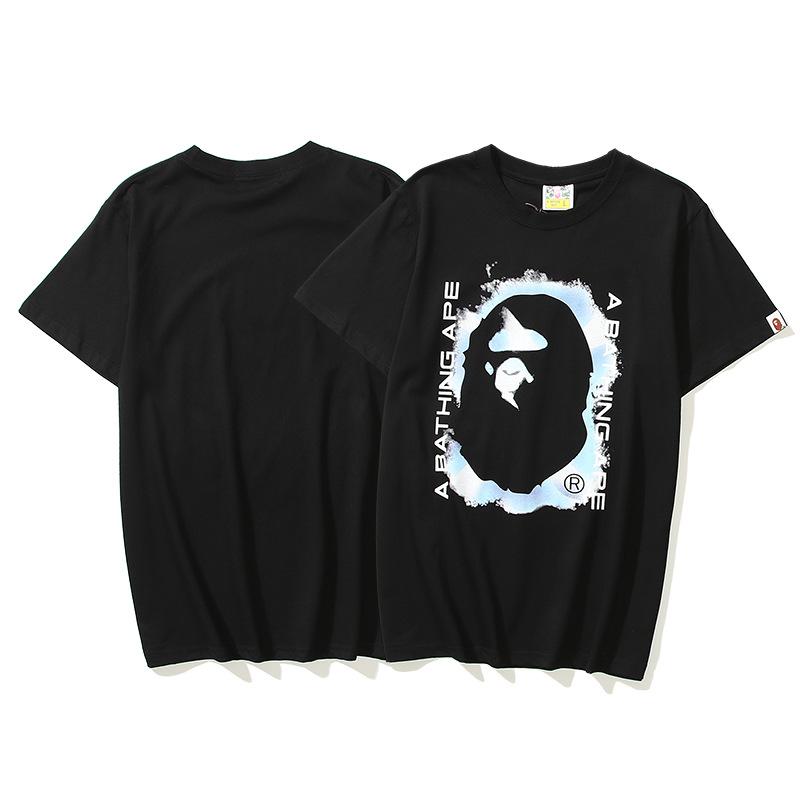 Bathing Ape T-Shirt Summer Lettered Casual product image 4, provided for visual reference and product detail review