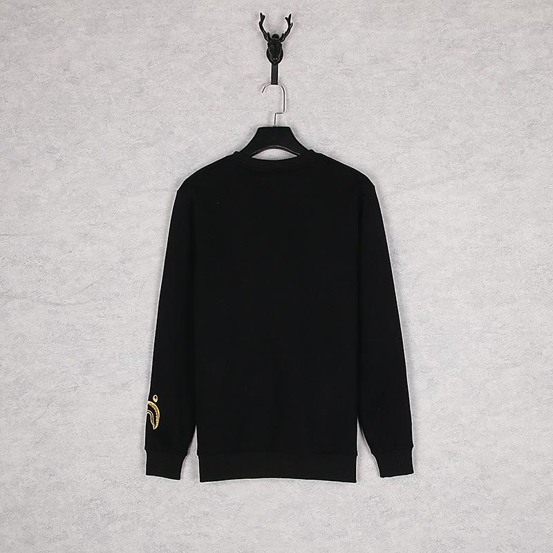 Bathing Ape Sweatshirts Autumn and Winter Cartoon Embroidered Crew Neck Pullover and Fleece Sweater Men and Women product