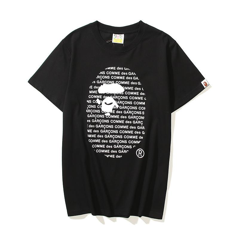 Bathing Ape T-Shirt Casual Short Sleeve Printed T-shirt product image 1, provided for visual reference and product detail