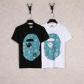 Bathing Ape T-Shirt Cartoon Anime Loose Teen Summer Casual T-shirt product image 1, provided for visual reference and