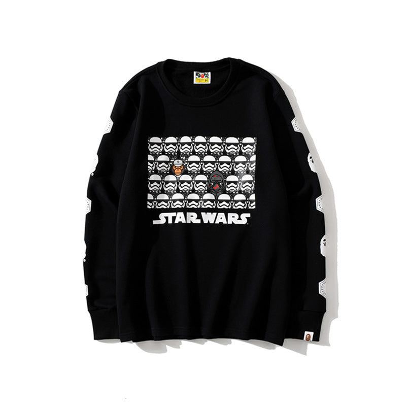 Bathing Ape Sweatshirt Loose Casual Pullover Sweater product image 1, provided for visual reference and product detail review