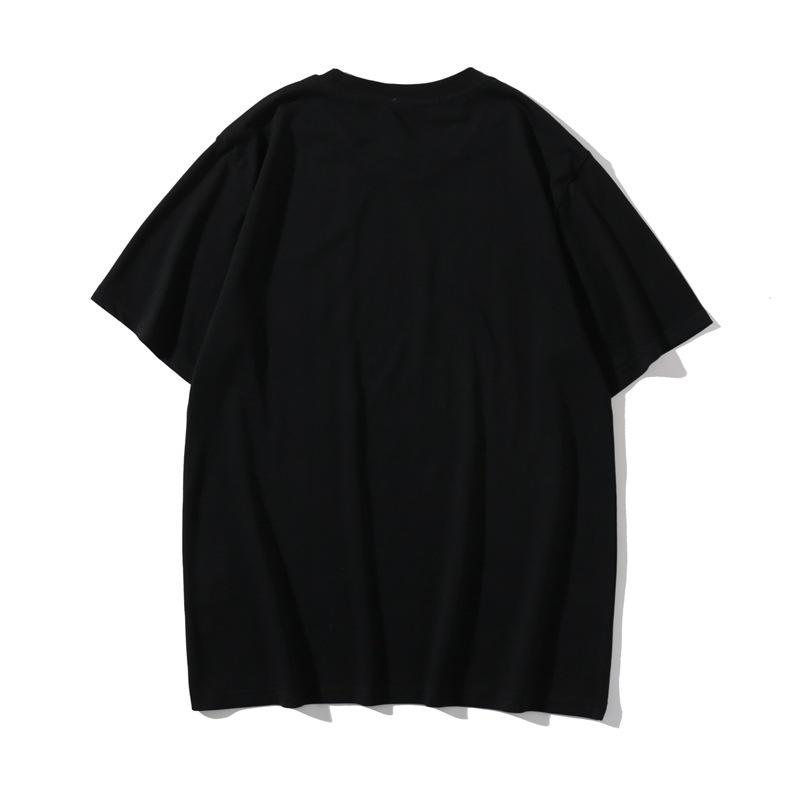 Bathing Ape T-Shirt Summer Cartoon Anime Loose Black Casual Short Sleeve T-shirt product image 3, provided for visual