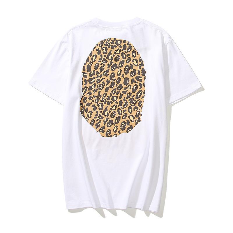 Bathing Ape T-Shirt Summer Leopard Print Short Sleeve T-shirt product image 4, provided for visual reference and product
