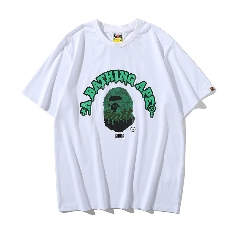 Bathing Ape T-Shirt Summer Camouflage Ape Head Short Sleeve T-shirt product image 2, provided for visual reference and