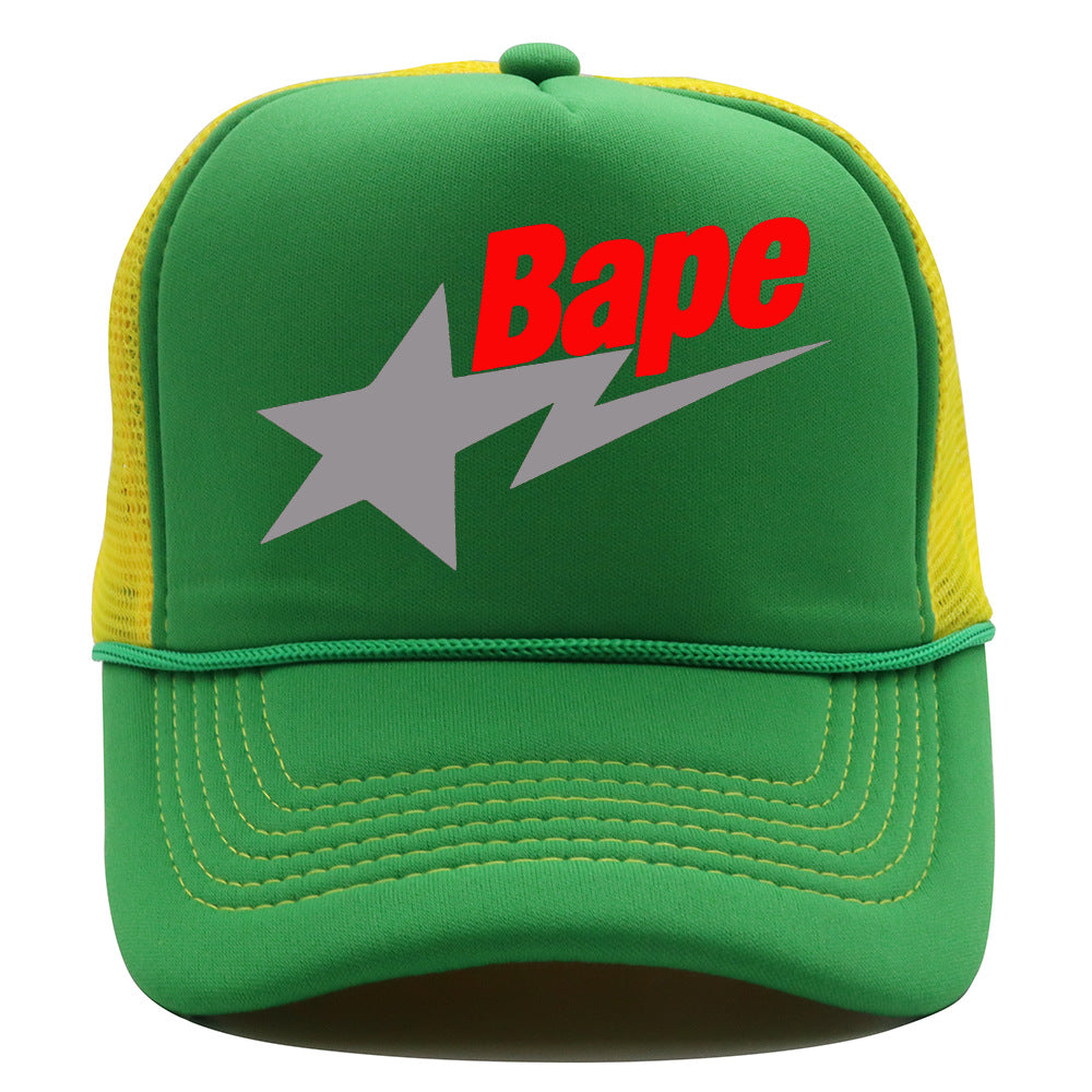 Bathing Ape Hat Baseball Cap Mesh Cap BAPE Sunscreen Cap product image 9, provided for visual reference and product detail