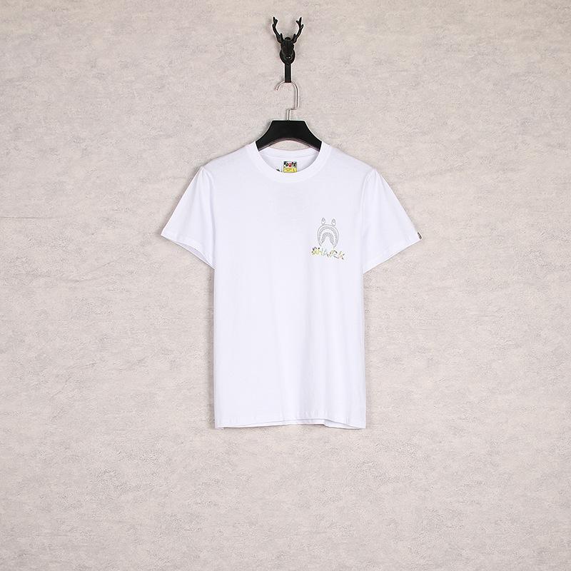Bathing Ape T-Shirt Summer Cartoon Loose-Fitting Casual Round-Neck Printed Short Sleeve T-shirt product image 4, provided