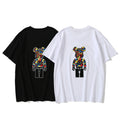 Bape Bearbrick T-Shirt Camouflage Loose Short Sleeve Men And Women Same Style product image 1, provided for visual reference