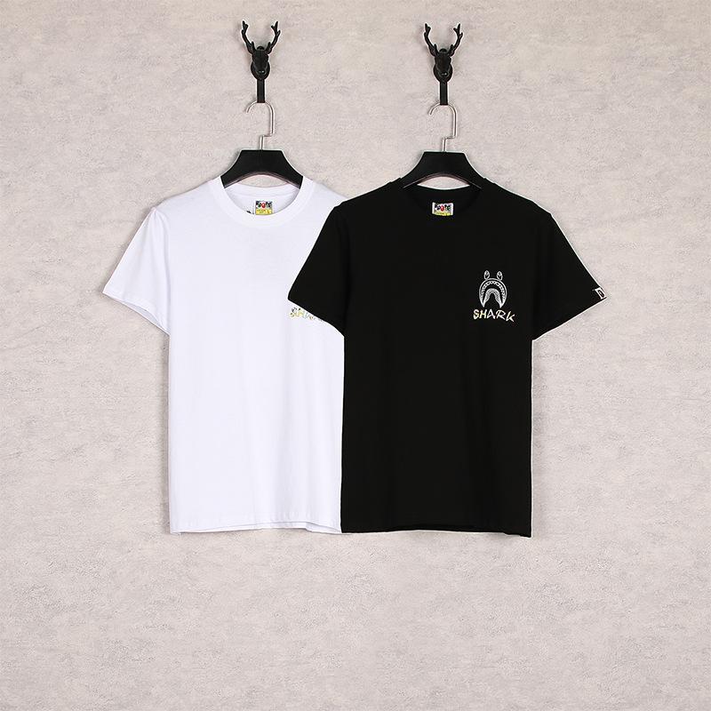 Bathing Ape T-Shirt Summer Cartoon Loose-Fitting Casual Round-Neck Printed Short Sleeve T-shirt product image 3, provided