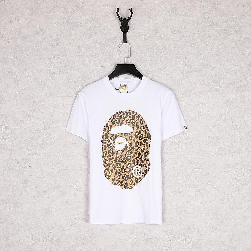 Bathing Ape T-Shirt Summer Leopard Print Short Sleeve T-shirt product image 7, provided for visual reference and product