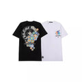 Chrome Heart T Shirts Croix Cross Color Leather Printed Short Sleeve T-Shirt product image 1, provided for visual reference