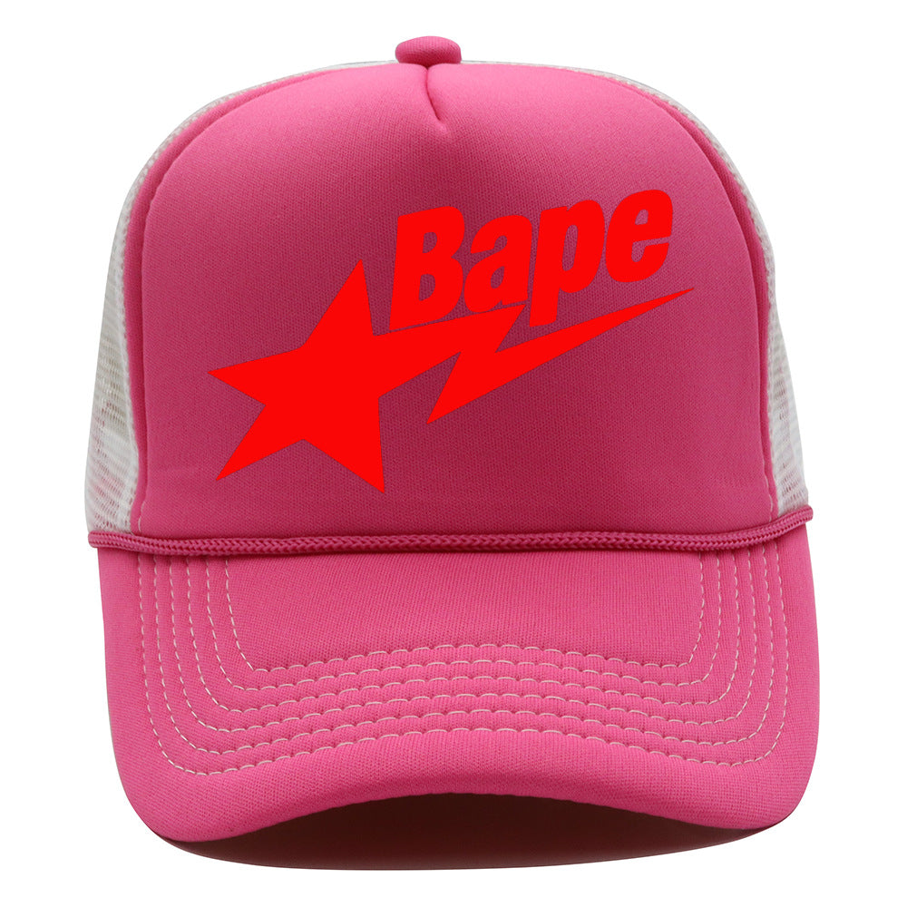Bathing Ape Hat Baseball Cap Mesh Cap BAPE Sunscreen Cap product image 4, provided for visual reference and product detail