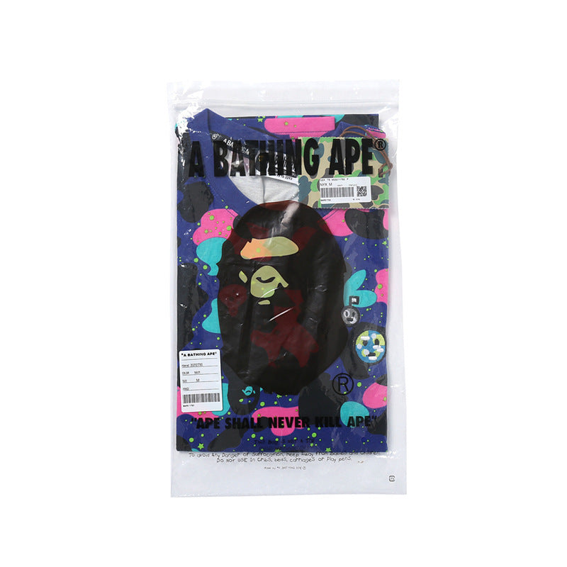 Bathing Ape T-Shirt Camouflage T-shirt Short Sleeve product image 3, provided for visual reference and product detail review