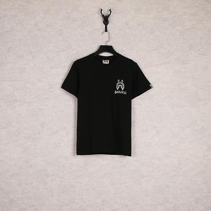 Bathing Ape T-Shirt Summer Cartoon Loose-Fitting Casual Round-Neck Printed Short Sleeve T-shirt product image 1, provided